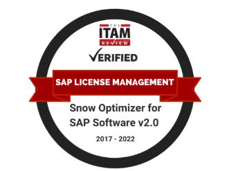 Snow Optimizer for SAPÂ® Software Achieves The ITAM Review Re-Certification 